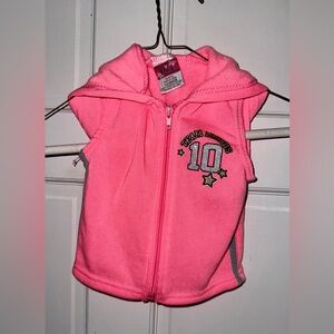 Diva Pink Zippered Hoodie